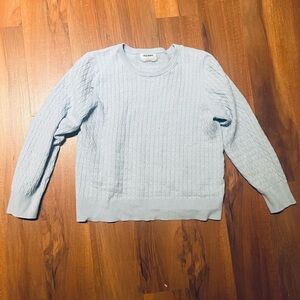 Old Navy Baby Blue Cable Sweater